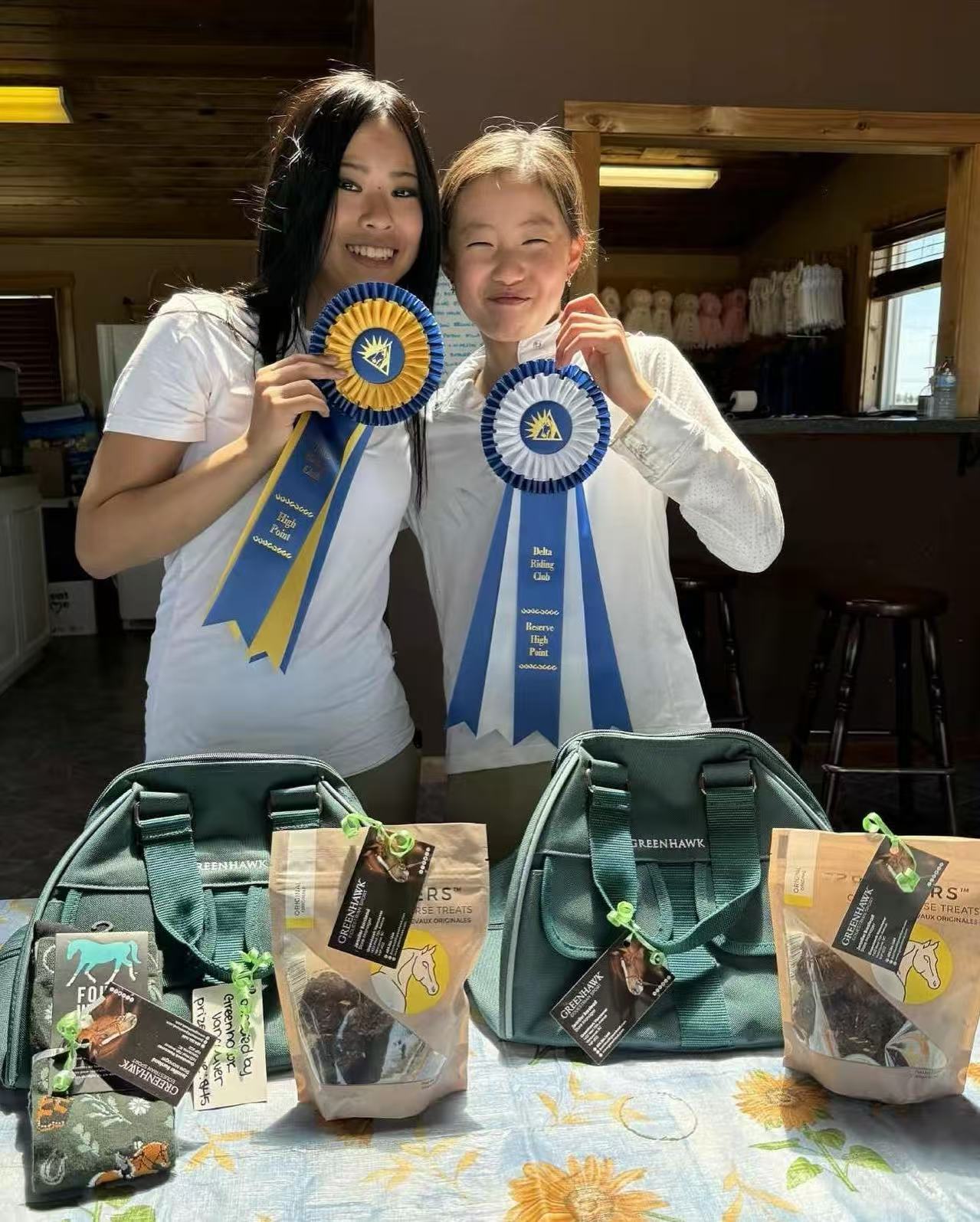 Professional equestrian instructor coaching horse riding at Vancouver facility